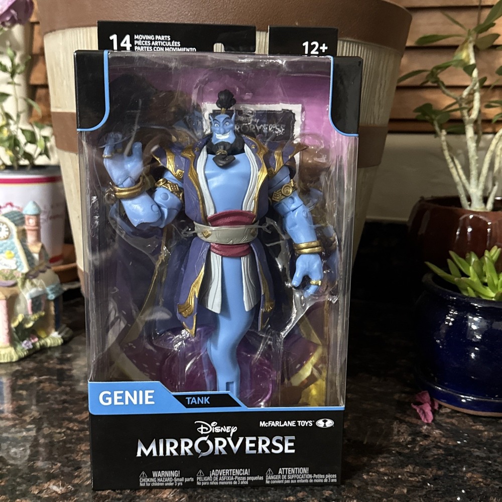 New Disney Mirrorverse GENIE TANK 7" Action Figure 2021 McFarlane Toys New Seal